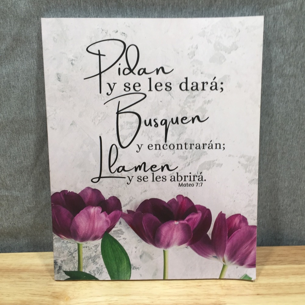 SoDivine Designs Mateo 7:7β Spanish Scripture Journal